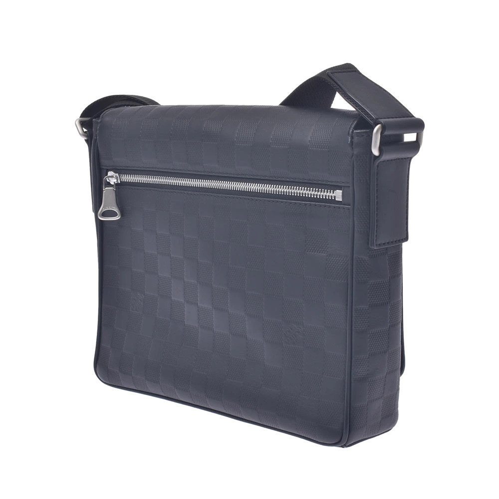 Louis Vuitton Bag Damier Shoulder Black Leather Infini District